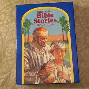 *NEW* Illustrated Bible Stories for Children Book and Two Cassette Tapes